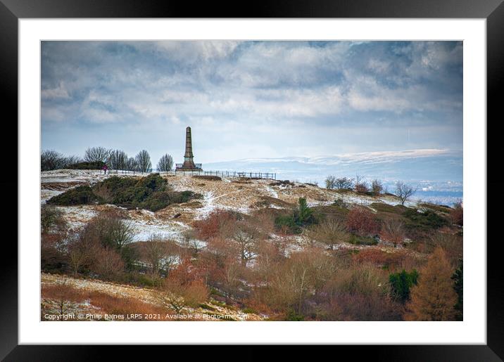 Werneth Low Framed Mounted Print by Philip Baines