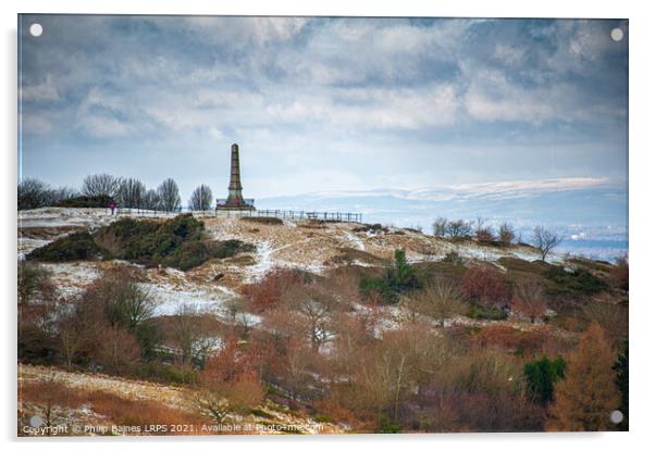 Werneth Low Acrylic by Philip Baines