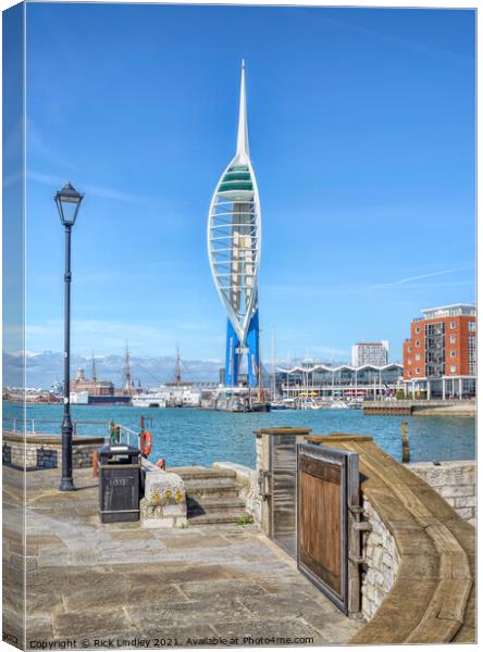 Spinnaker Tower Portsmouth Canvas Print by Rick Lindley