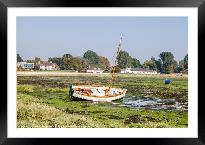 Bosham, Chichester Harbour at Low Tide Framed Mounted Print by Graham Prentice
