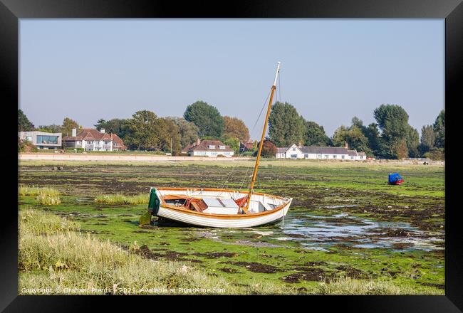 Bosham, Chichester Harbour at Low Tide Framed Print by Graham Prentice