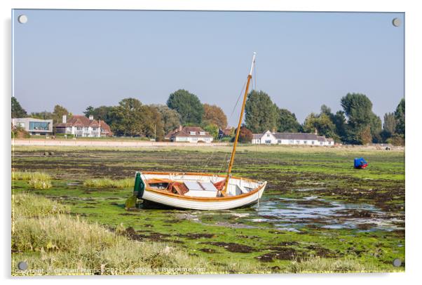 Bosham, Chichester Harbour at Low Tide Acrylic by Graham Prentice