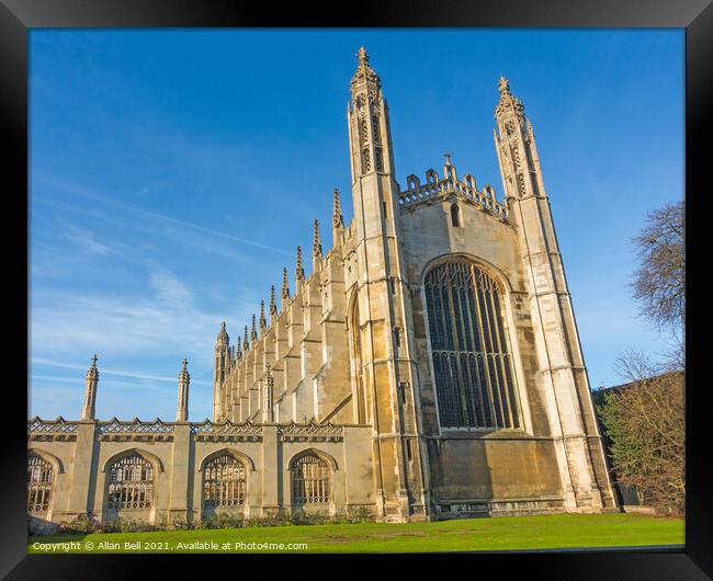 Kings College Chapel East End Framed Print by Allan Bell