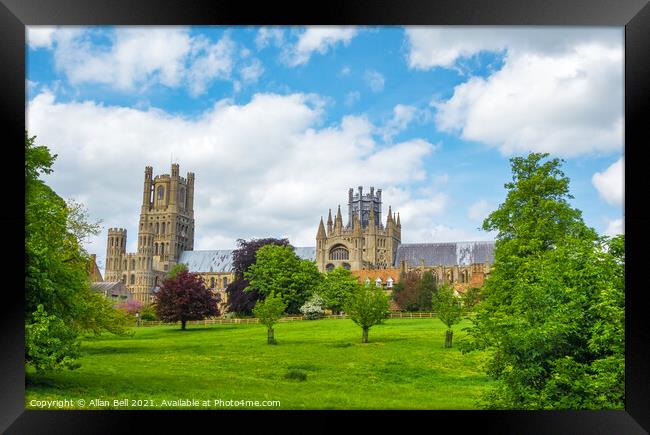 Ely Cathedral Framed Print by Allan Bell