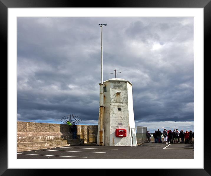 End of the Pier - Seahouses Framed Mounted Print by Trevor Kersley RIP