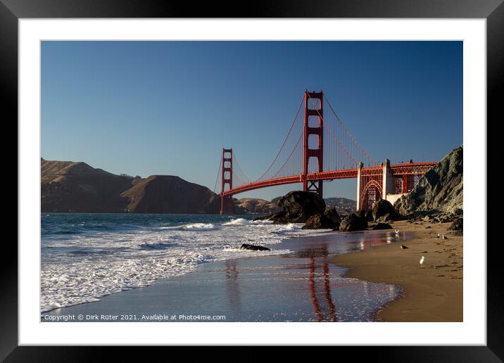 Golden Gate Bridge Framed Mounted Print by Dirk Rüter