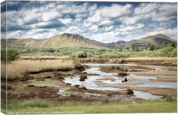 Sneem River, Sneem, Ring of Kerry, Ireland - 1 Canvas Print by Jordi Carrio