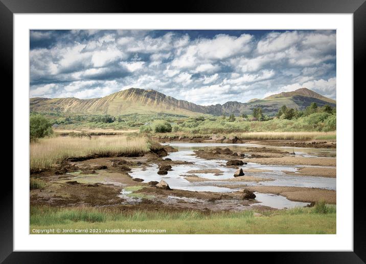 Sneem River, Sneem, Ring of Kerry, Ireland - 1 Framed Mounted Print by Jordi Carrio