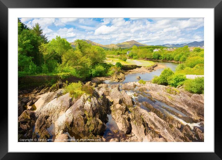 Sneem River, Sneem, Ring of Kerry, Ireland - 2 Framed Mounted Print by Jordi Carrio