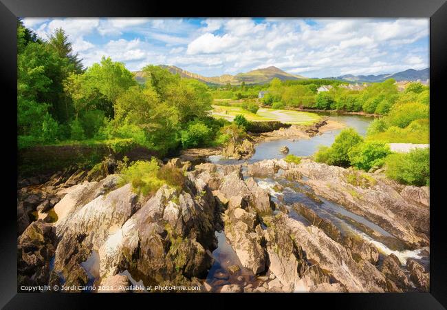 Sneem River, Sneem, Ring of Kerry, Ireland - 2 Framed Print by Jordi Carrio