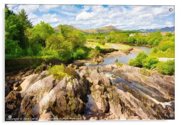 Sneem River, Sneem, Ring of Kerry, Ireland - 2 Acrylic by Jordi Carrio