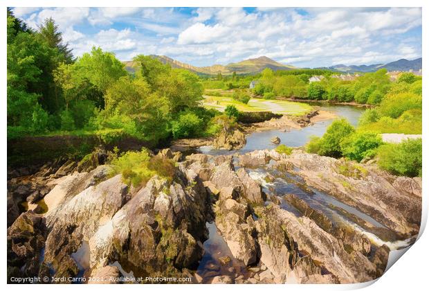 Sneem River, Sneem, Ring of Kerry, Ireland - 2 Print by Jordi Carrio