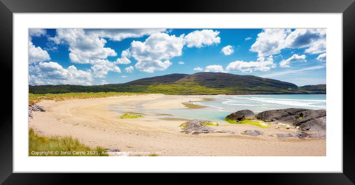 Derrynanen Beach, Ring of Kerry, Ireland- 2 Framed Mounted Print by Jordi Carrio
