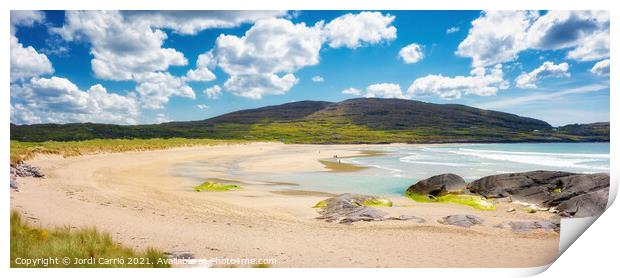 Derrynanen Beach, Ring of Kerry, Ireland- 2 Print by Jordi Carrio