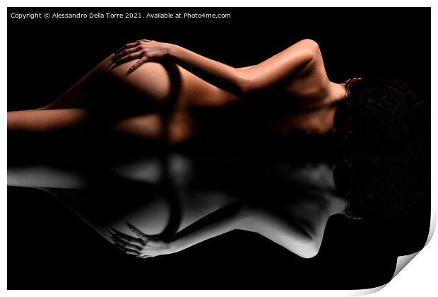 nude fine art Print by Alessandro Della Torre