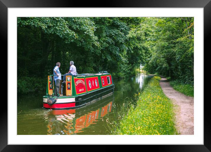 Canal life Framed Mounted Print by Kevin Elias