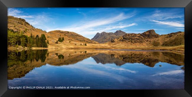 The iconic Blea tarn 536  Framed Print by PHILIP CHALK