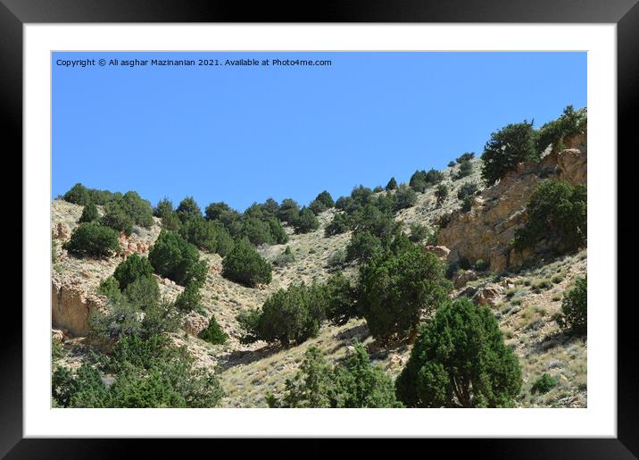 Outdoor mountain Framed Mounted Print by Ali asghar Mazinanian