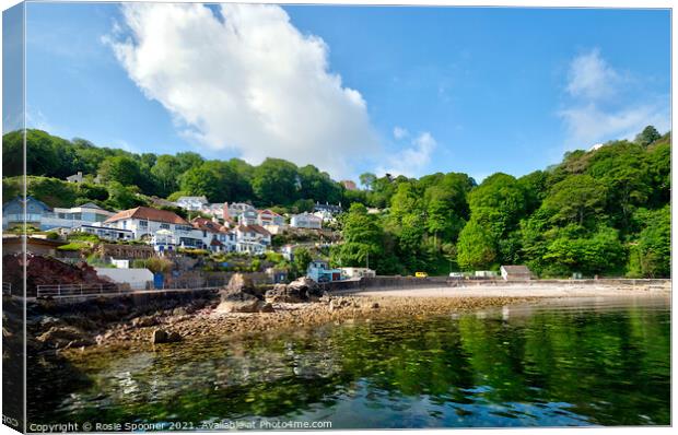 The Cary Arms at Babbacombe in Torquay Canvas Print by Rosie Spooner