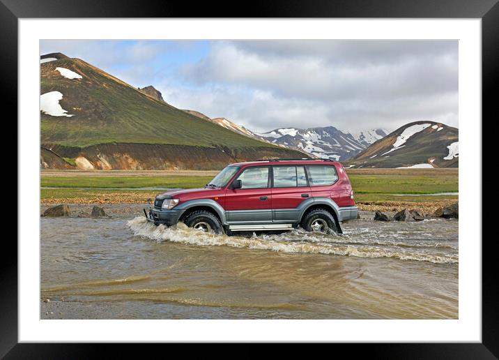 Toyota Land Cruiser Colorado Framed Mounted Print by Arterra 