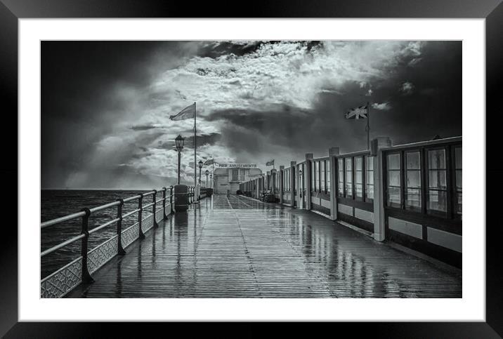 Worthing Between Storms Framed Mounted Print by Clive Eariss