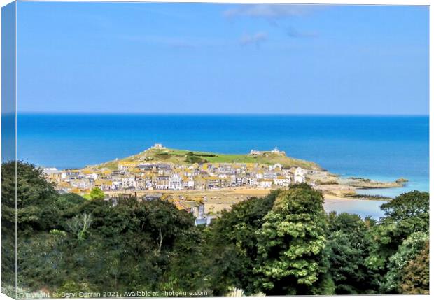 Majestic St Ives G7 Summit View Canvas Print by Beryl Curran