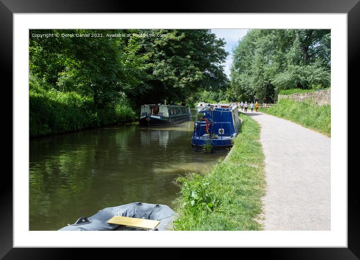 Busy Waterway Framed Mounted Print by Derek Daniel