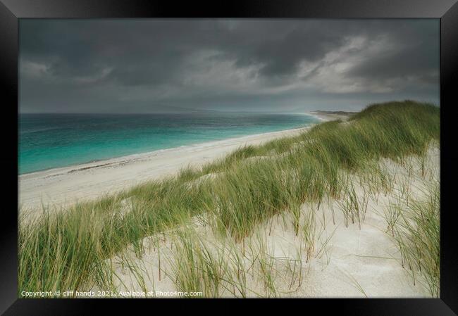 West beach, Berneray, Outer Hebrides, Scotland. Framed Print by Scotland's Scenery