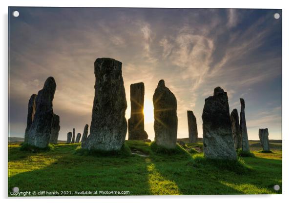 Callanish Stones Acrylic by Scotland's Scenery
