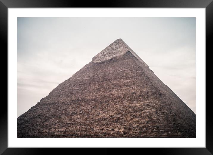 Great Pyramid of Giza buildt by Cheops Framed Mounted Print by Dietmar Rauscher