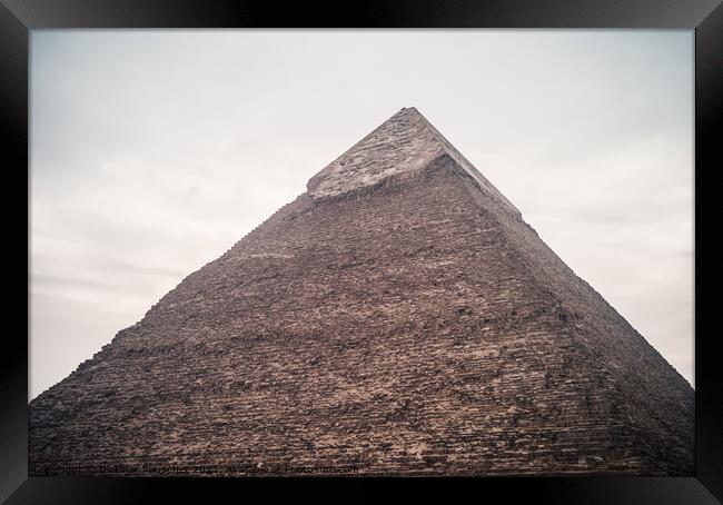 Great Pyramid of Giza buildt by Cheops Framed Print by Dietmar Rauscher