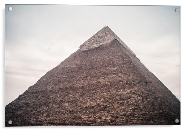 Great Pyramid of Giza buildt by Cheops Acrylic by Dietmar Rauscher
