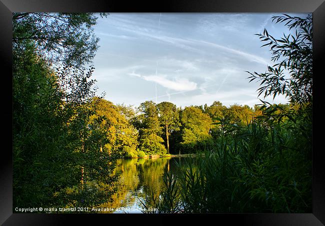 Blue Lagoon II Framed Print by Maria Tzamtzi Photography