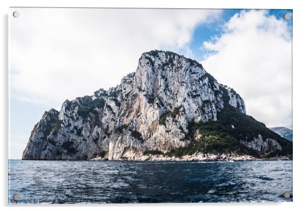 Drop of Tiberius on Capri Island, Italy Acrylic by Dietmar Rauscher