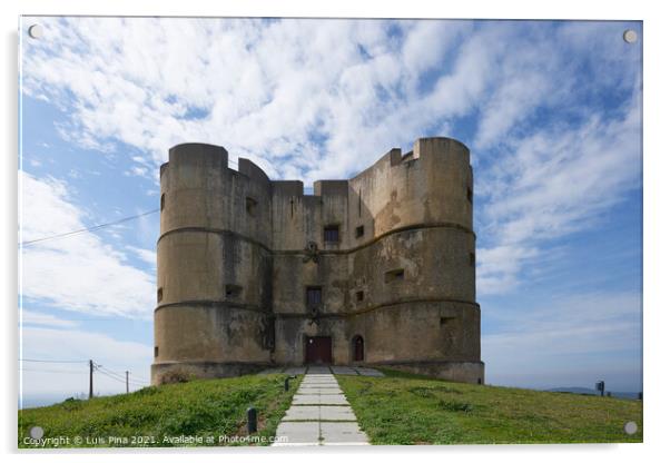 Evoramonte city castle in Alentejo, Portugal Acrylic by Luis Pina