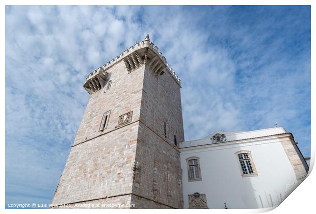 Estremoz castle in Alentejo, Portugal Print by Luis Pina