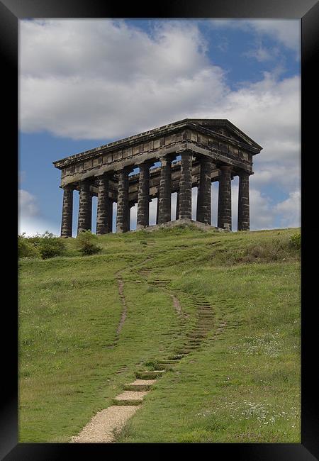 penshaw monument colour. Framed Print by Northeast Images