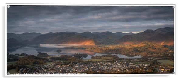 Keswick at Dawn Acrylic by Adrian McCabe