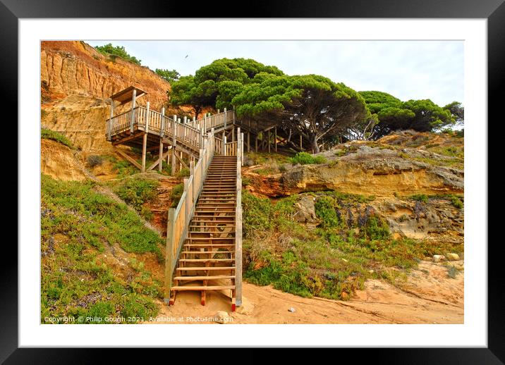 120 STEPS Framed Mounted Print by Philip Gough