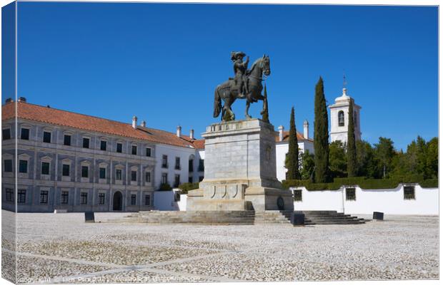 Paco ducal in Vila Vicosa in Alentejo, Portugal Canvas Print by Luis Pina