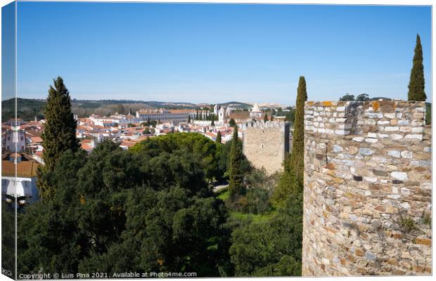Vila Vicosa castle view in alentejo, Portugal Canvas Print by Luis Pina