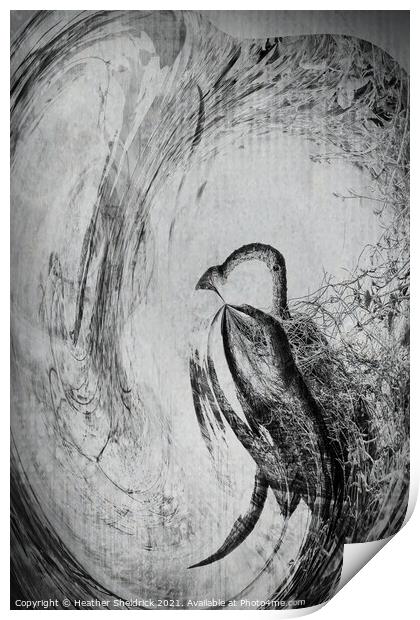 The Whirly Bird Print by Heather Sheldrick