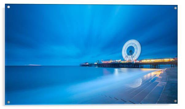 Blackpool Central Pier - Award Winning Picture Acrylic by Phil Durkin DPAGB BPE4