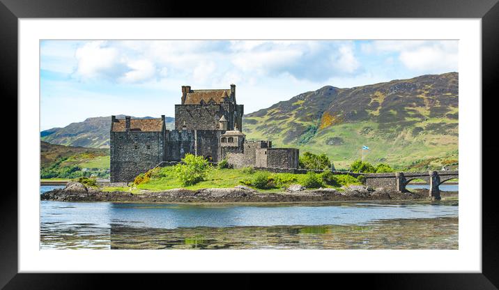 Eilean Donan Castle - A Historical and Serene Beau Framed Mounted Print by Duncan Loraine
