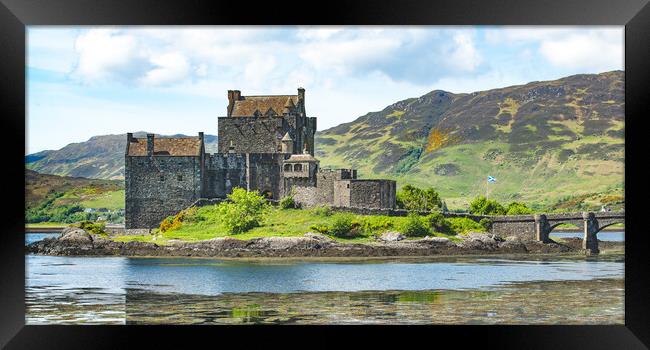 Eilean Donan Castle - A Historical and Serene Beau Framed Print by Duncan Loraine