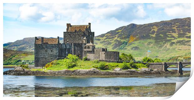 Eilean Donan Castle - A Historical and Serene Beau Print by Duncan Loraine
