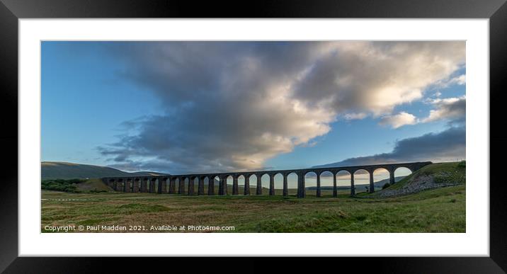 Ribblehead Railway Viaduct Framed Mounted Print by Paul Madden