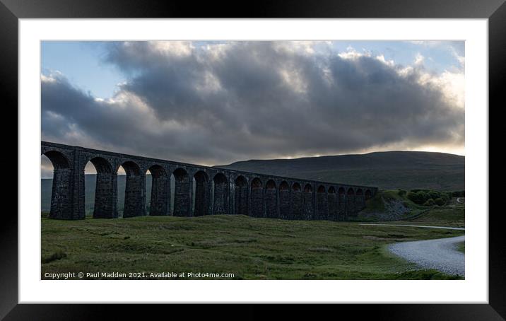Ribblehead Viaduct Framed Mounted Print by Paul Madden