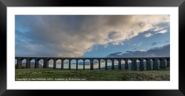 The Ribblehead Viaduct Framed Mounted Print by Paul Madden