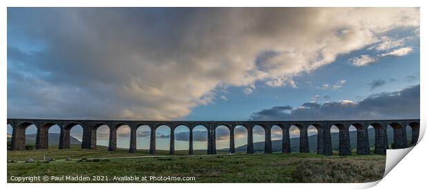 The Ribblehead Viaduct Print by Paul Madden